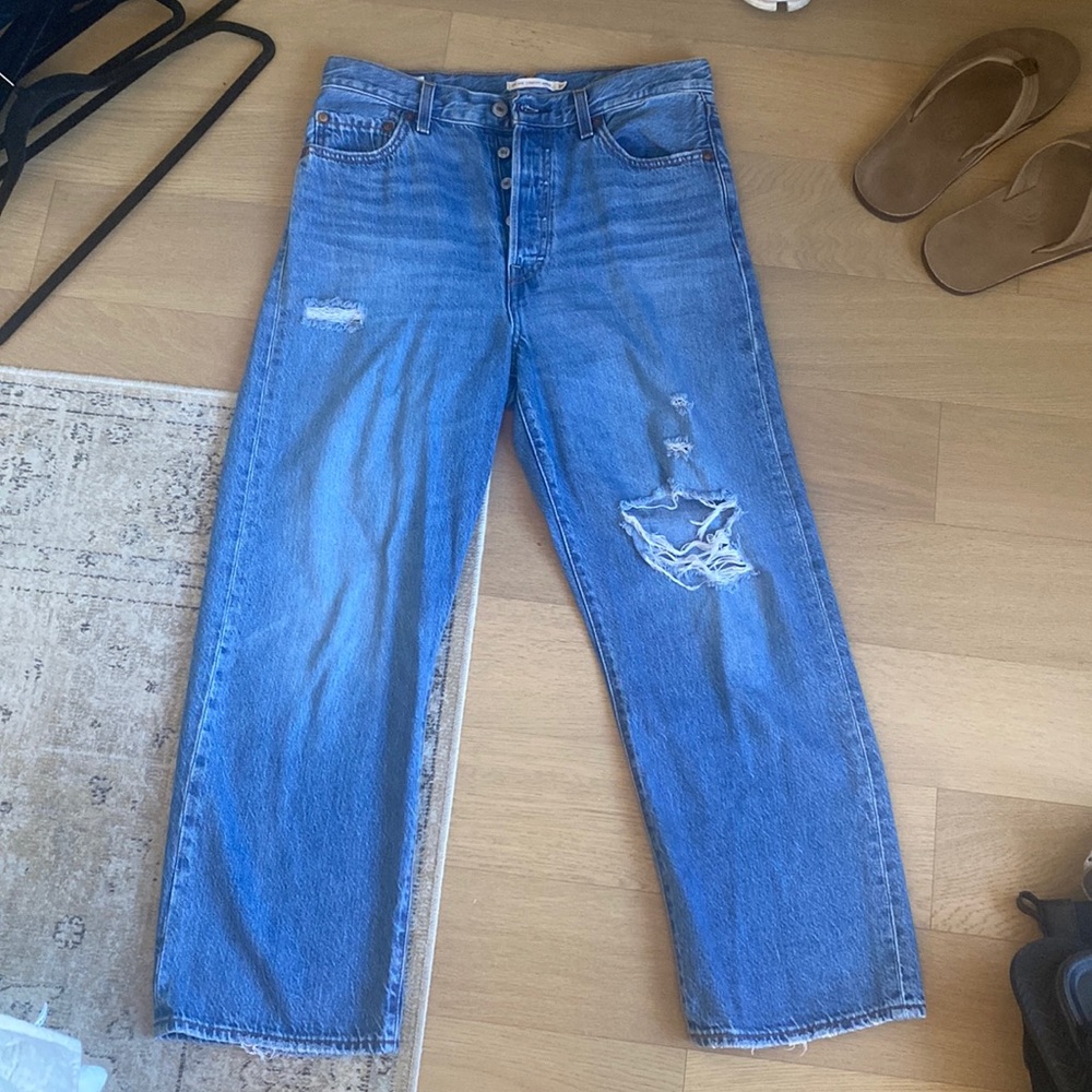 Levi’s ribcage straight ankle